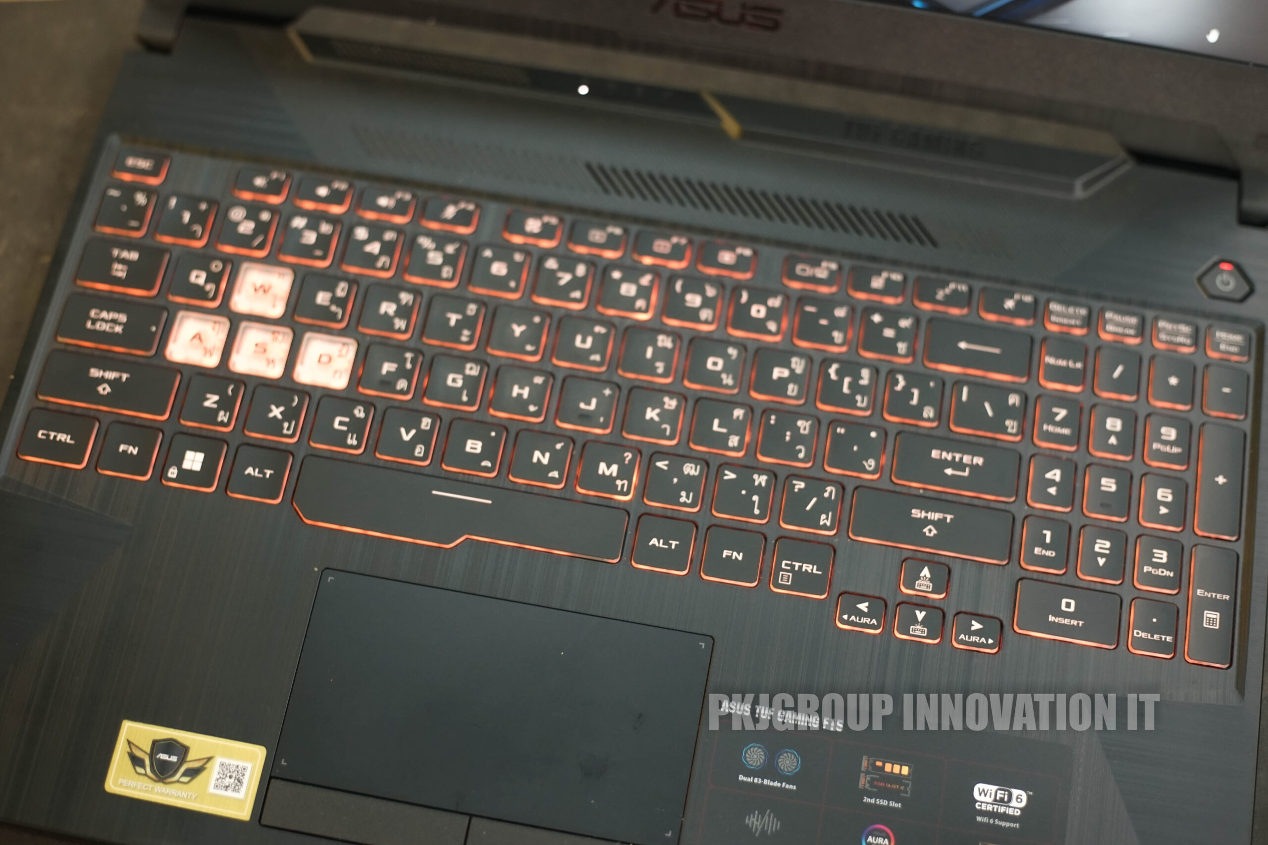 โน๊ตบุ๊คเล่นเกมมือสอง Asus TUF FX506HC-HN111W i5-11400H RAM 8 GB M.2 512 GB RTX3050 - Image 2